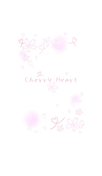 [LINE着せ替え] *Cherry＆Heart*の画像1