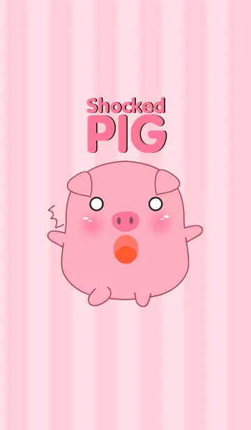 [LINE着せ替え] Fat Shocked Pig (jp)の画像1