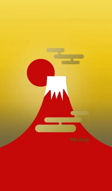 [LINE着せ替え] Mt.Fuji ～赤富士3の画像1