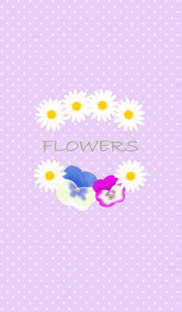 BEAUTIFUL FLOWERS4 Pretty Purpleの着せ替えメイン画像
