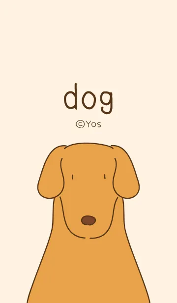 [LINE着せ替え] いぬのゆるいきせかえの画像1