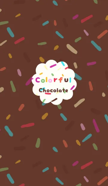 [LINE着せ替え] カラフルチョコ♡の画像1