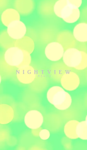 [LINE着せ替え] NIGHTVIEW -GREEN-の画像1