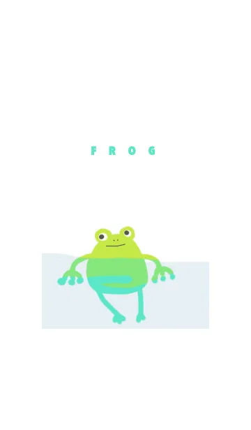 [LINE着せ替え] 緑色カエルの画像1