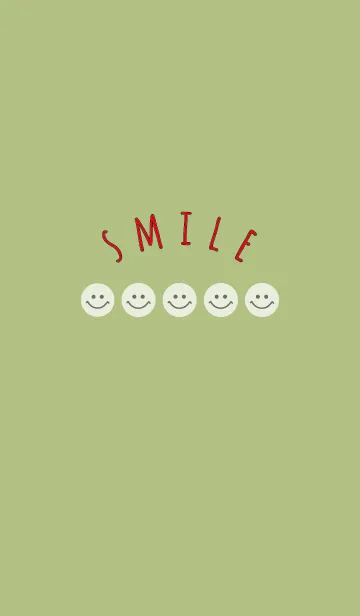 [LINE着せ替え] グリーン3 / スマイルの画像1