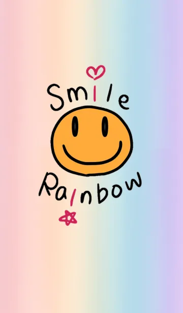 [LINE着せ替え] スマイル＆レインボーの画像1