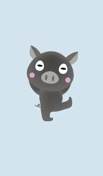 黒豚の着せかえのLINE着せ替え