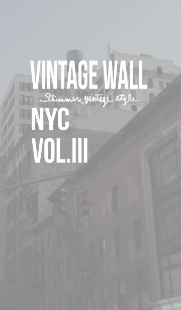 VINTAGE WALL IN NYC Vol. IIIの着せ替えメイン画像