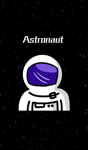 [LINE着せ替え] 宇宙飛行士ギャラクシー JP05の画像1