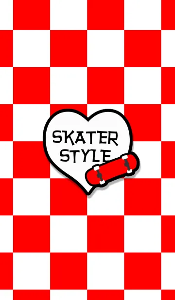 [LINE着せ替え] ストリートスタイル ～レッドスケボー～の画像1