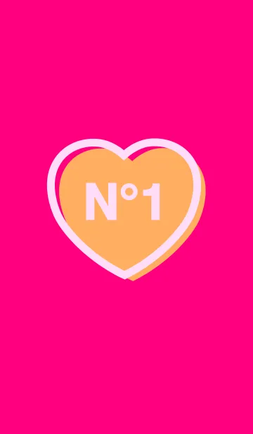 [LINE着せ替え] NO.1 ハート スタイル 6の画像1