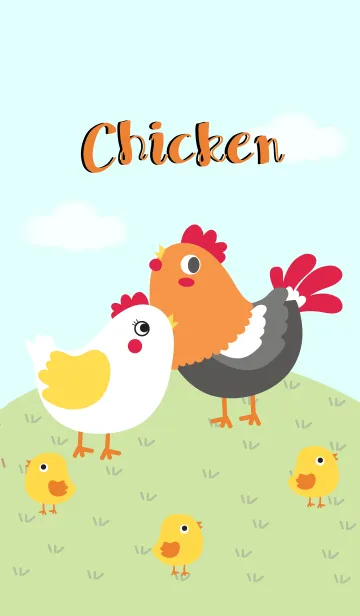 [LINE着せ替え] Cute Chicken Theme (jp)の画像1