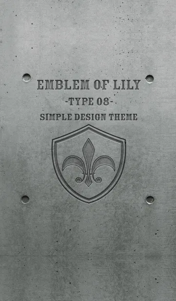 [LINE着せ替え] Emblem of Lily type 08の画像1