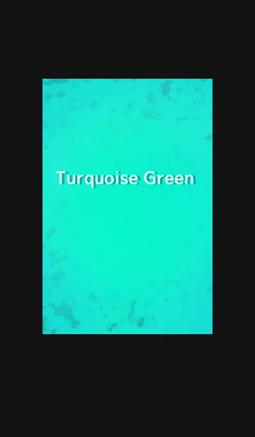 [LINE着せ替え] Turquoise Greenの画像1