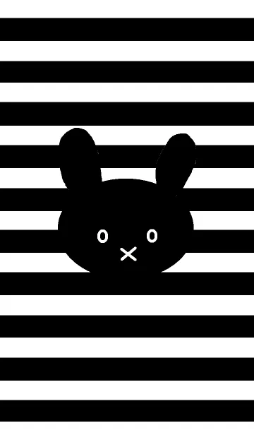 ボーダー x シンプル ラビットの着せ替えメイン画像