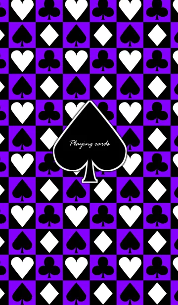 トランプ・タイル -Purple-の着せ替えメイン画像