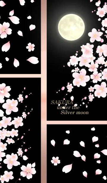 [LINE着せ替え] 月下の桜 2 ～春の夜～の画像1