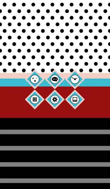 [LINE着せ替え] simple D 006の画像1