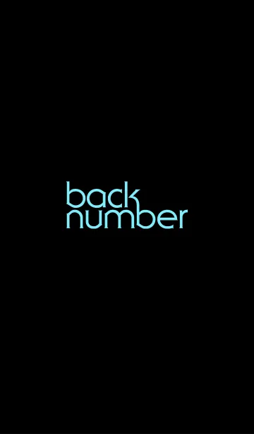 [LINE着せ替え] back number 着せ替えの画像1