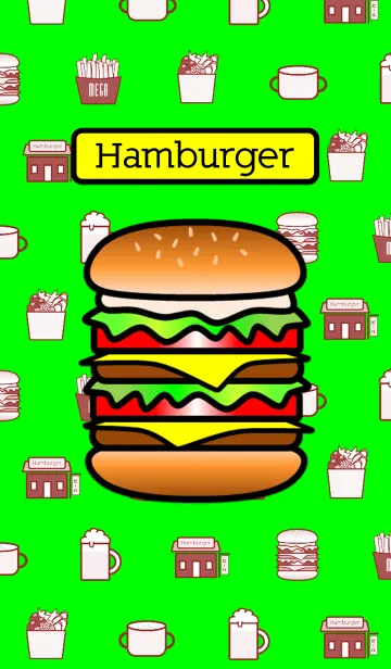大人のハンバーガーの着せ替えメイン画像