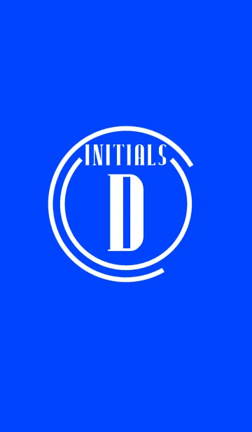 [LINE着せ替え] Initials 4 "D"(j)の画像1