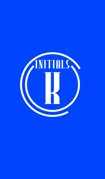 [LINE着せ替え] Initials 4 "K"(j)の画像1