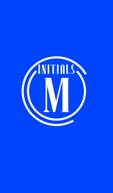 [LINE着せ替え] Initials 4 "M"(j)の画像1