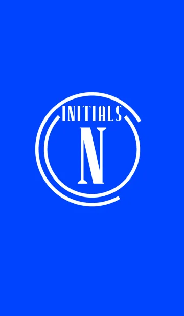 [LINE着せ替え] Initials 4 "N"(j)の画像1
