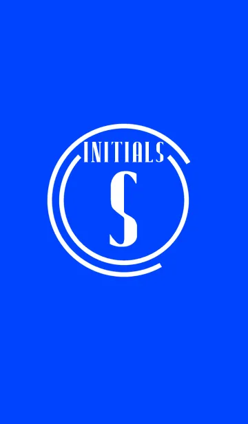 [LINE着せ替え] Initials 4 "S"(j)の画像1