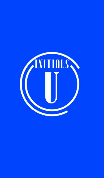[LINE着せ替え] Initials 4 "U"(j)の画像1