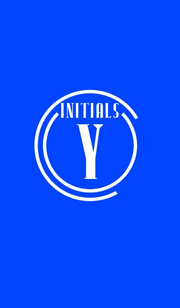 [LINE着せ替え] Initials 4 "Y"(j)の画像1