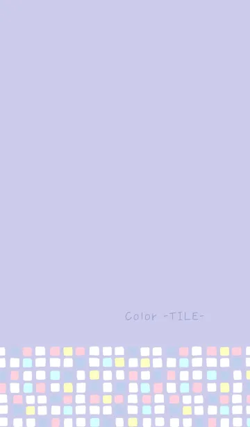 [LINE着せ替え] Color -TILE- 05の画像1