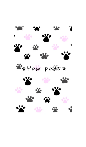 [LINE着せ替え] 肉球いろいろの画像1