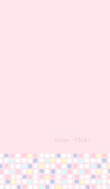 [LINE着せ替え] Color -TILE- 06の画像1