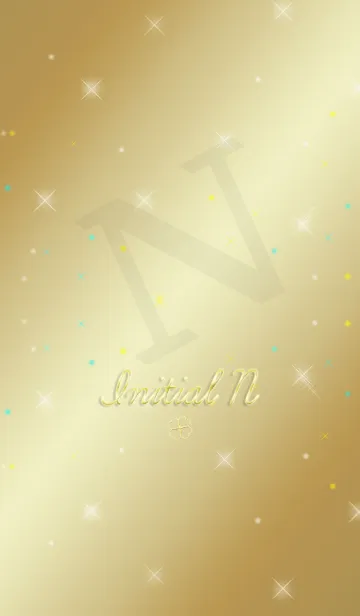 [LINE着せ替え] 運気を上げる着せ替え イニシャルNの画像1