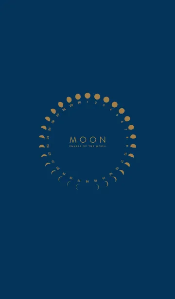 [LINE着せ替え] 月／オトナの雰囲気の画像1