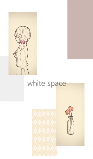 [LINE着せ替え] white space【おとなのきせかえ】の画像1