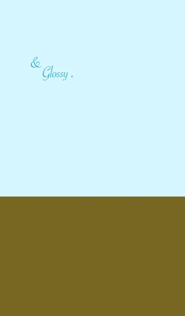 [LINE着せ替え] ＆ グロッシー . <大人デザイン>の画像1