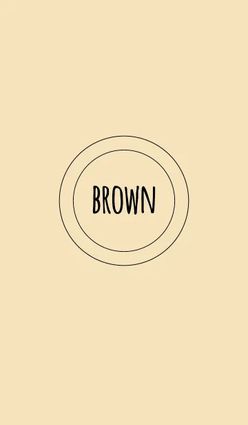[LINE着せ替え] ブラウン4 / ラインサークルの画像1