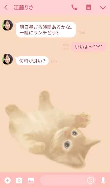 [LINE着せ替え] Cat by ichiyoの画像3