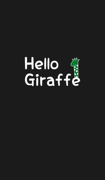 [LINE着せ替え] Hello Giraffe white 13の画像1