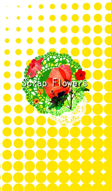[LINE着せ替え] Scrap-Flowersの画像1