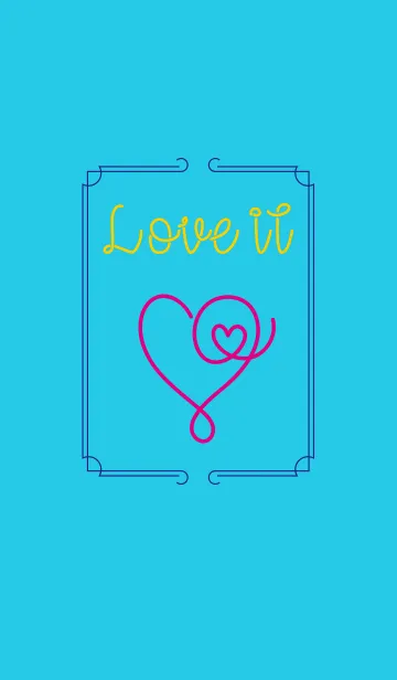 [LINE着せ替え] Love itの画像1