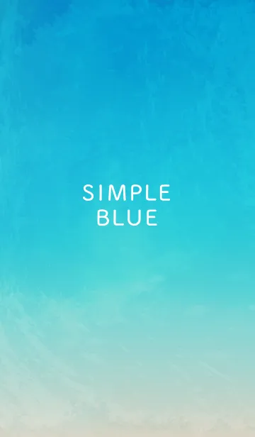 [LINE着せ替え] シンプルブルー☆☆☆の画像1