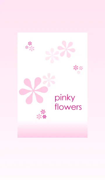 [LINE着せ替え] Pinky Flowersの画像1