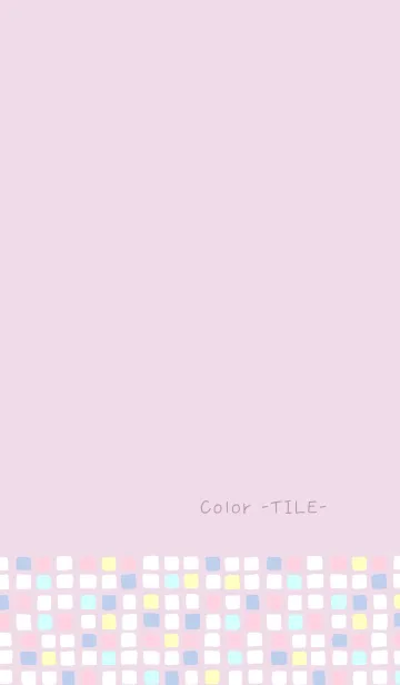 [LINE着せ替え] Color -TILE- 11の画像1