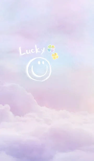 [LINE着せ替え] 全ての運気アップ♡ラッキースマイルin夢空の画像1