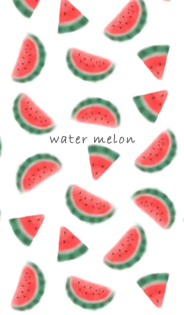 [LINE着せ替え] オトナなスイカ柄の画像1