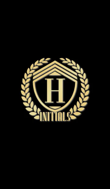 [LINE着せ替え] 大人のInitials 5 "H"(j)の画像1