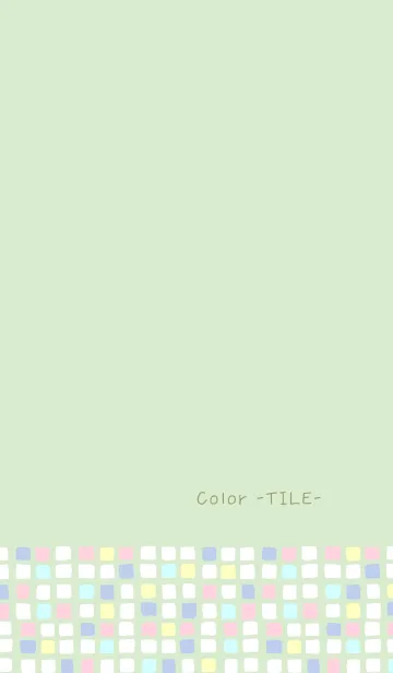 [LINE着せ替え] Color -TILE- 12の画像1